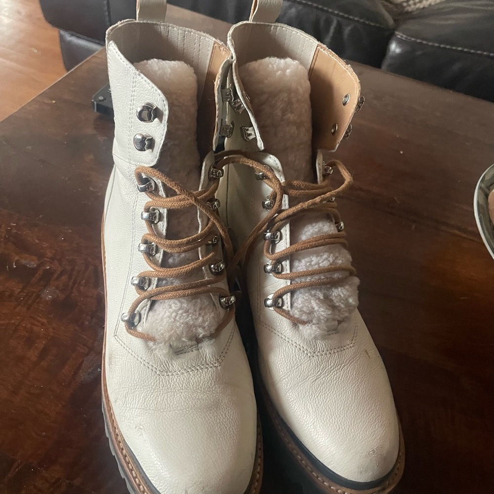Izze Lugsole Ankle Boot Marc Fisher